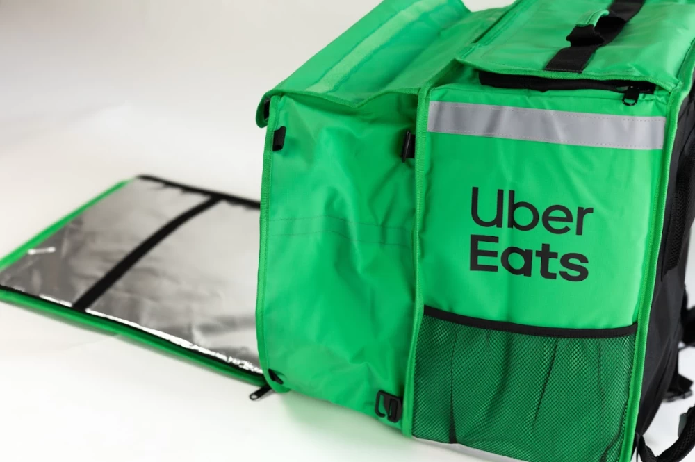 Uber Eats teleskopisk leveringspose 2025