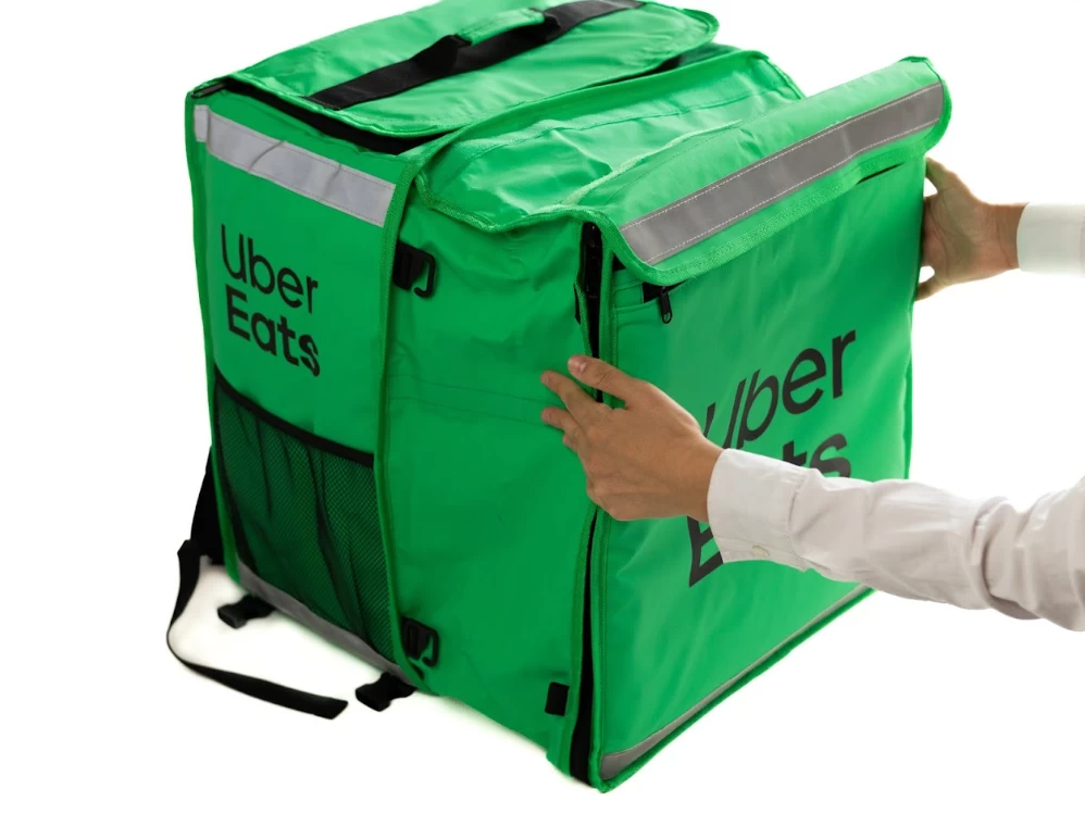 Uber Eats teleskopisk leveringspose 2025